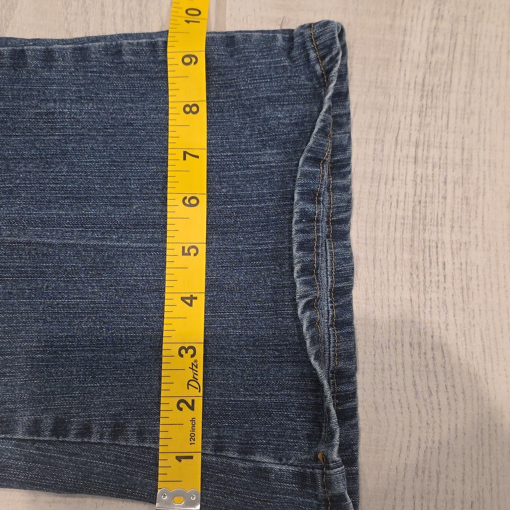 Vanilla Star Women's Size 9 Flare Stretch Medium Wash - Picture 6 of 8